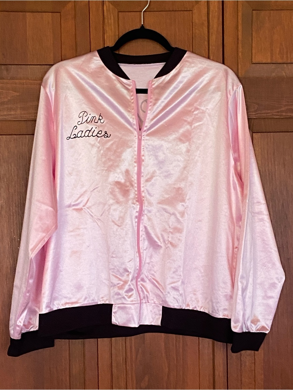 GREASE BROADWAY PINK LADIES SATIN JACKET~XL - Picture 2 of 11